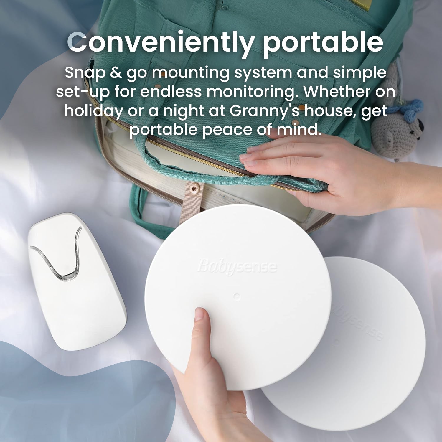 Babysense 7 - Baby Monitor with Breathing Motion Detection & Safety Alerts | Babysense - additional view