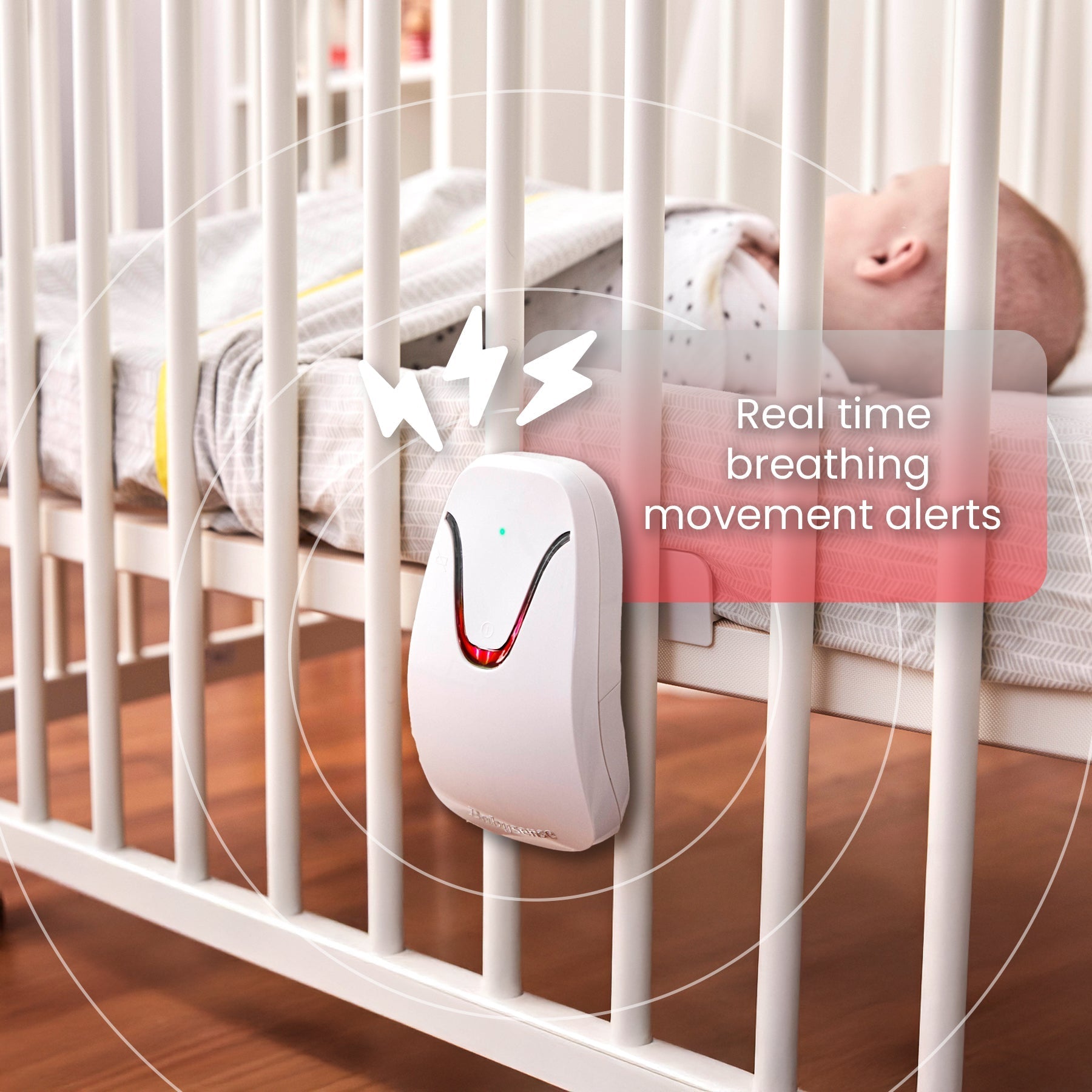 Babysense 7 - Baby Monitor with Breathing Motion Detection & Safety Alerts | Babysense - additional view