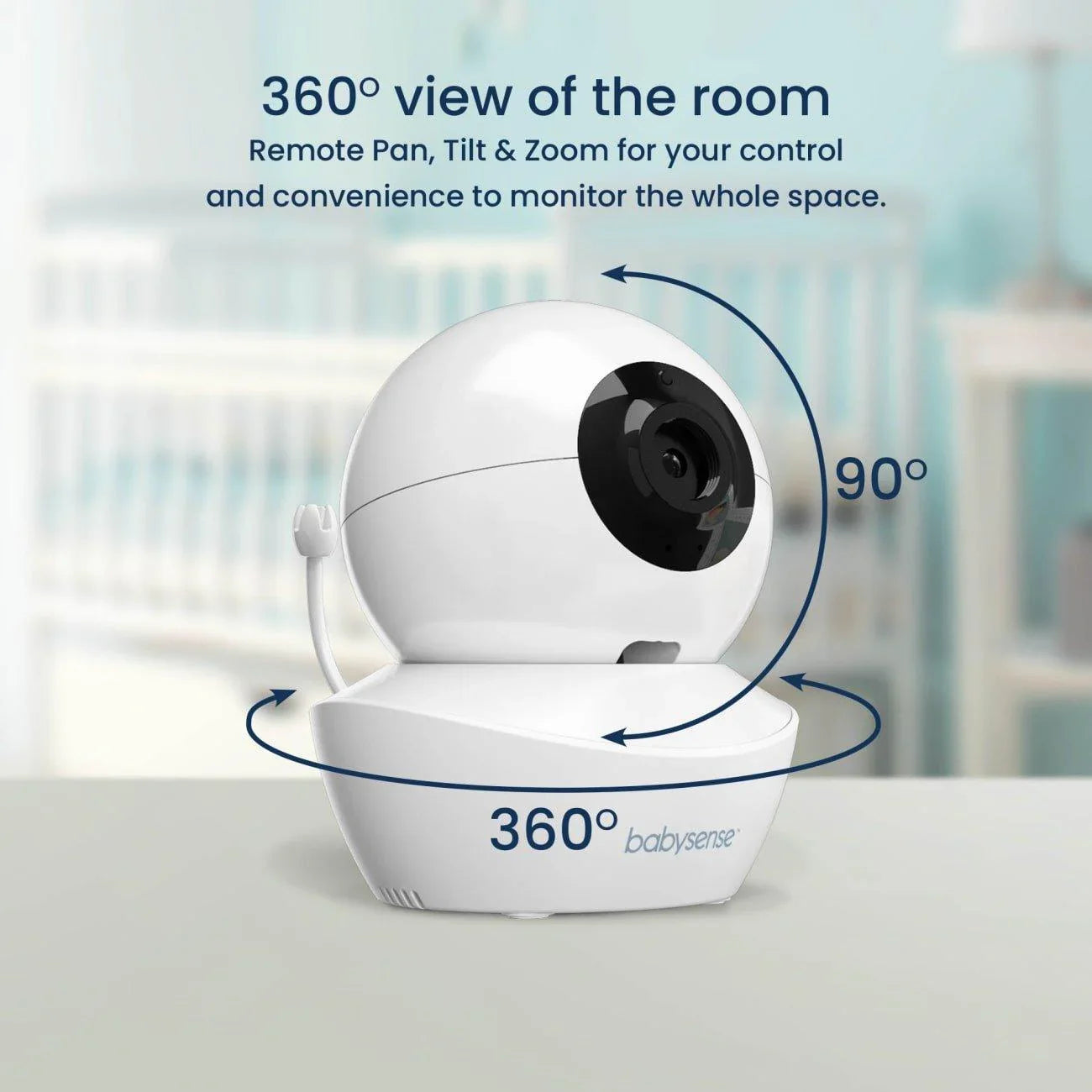 Babysense HD S2: Video Baby Monitor with 2 Cameras, Non Wifi, Split Screen & Night Light Machine | Babysense - additional view