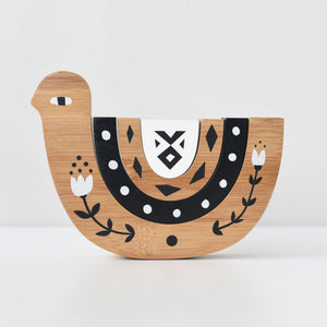 Bamboo Nesting Bird | Wee Gallery