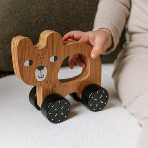 Bear Push Toy | Wee Gallery - additional view