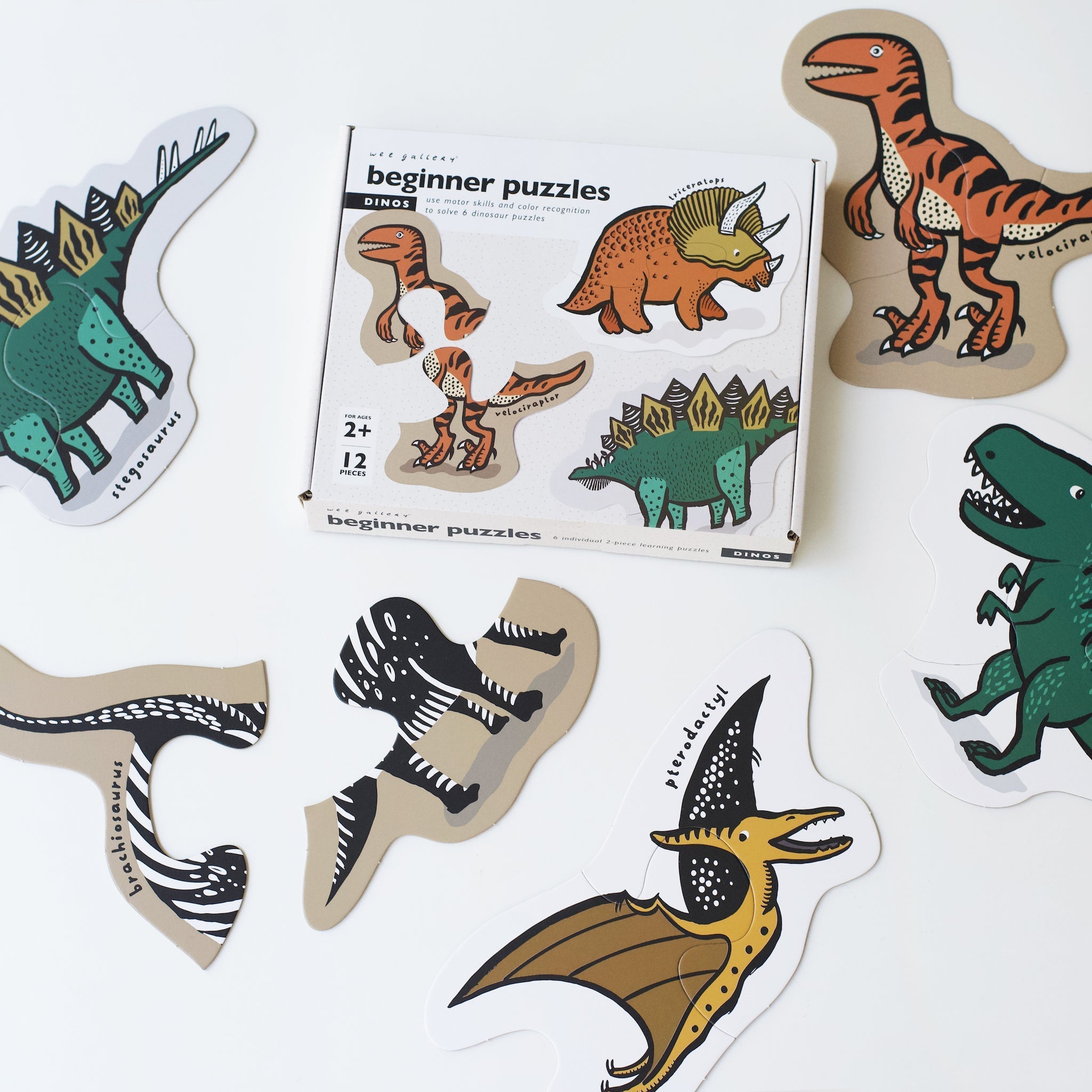 Beginner Puzzles - Dinos | Wee Gallery - additional view