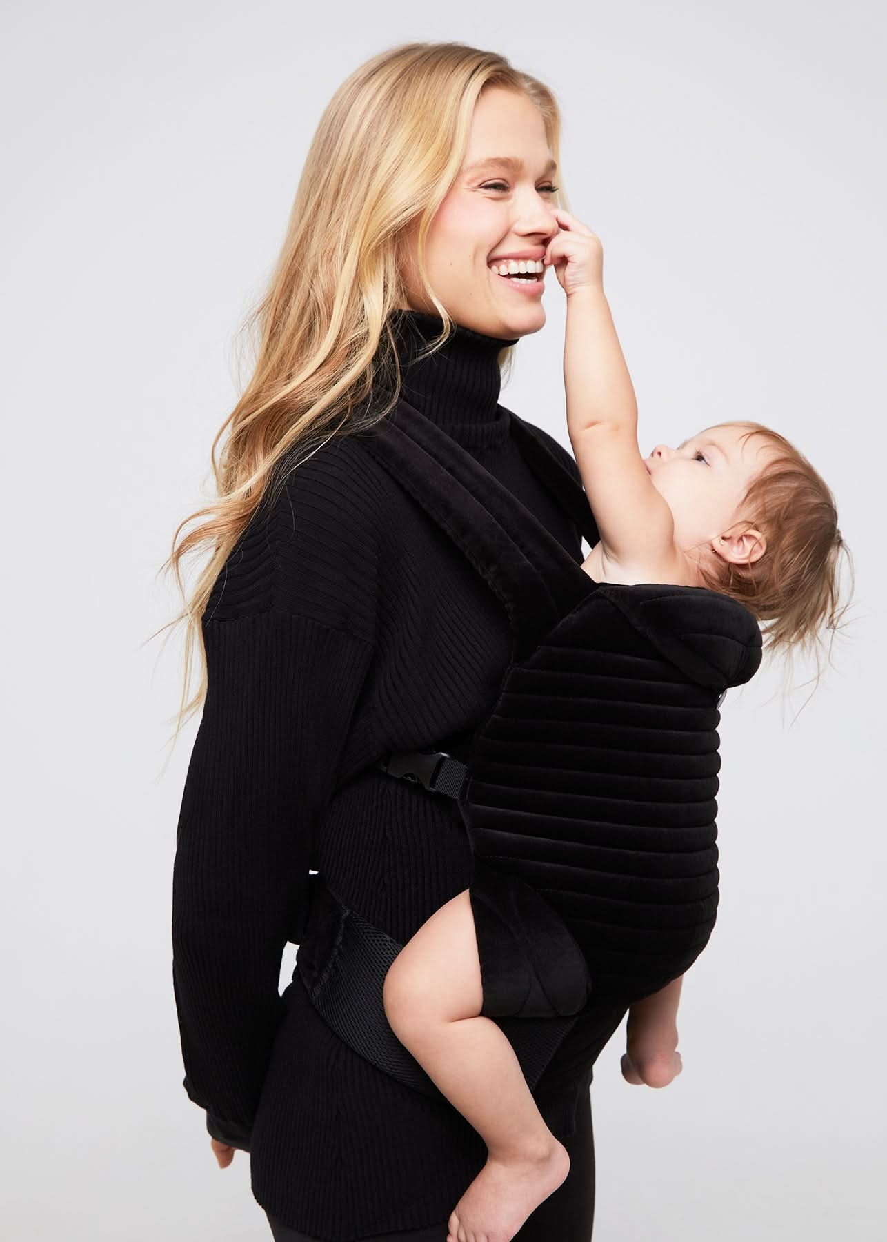 The Armadillo Baby Carrier - Black Velvet