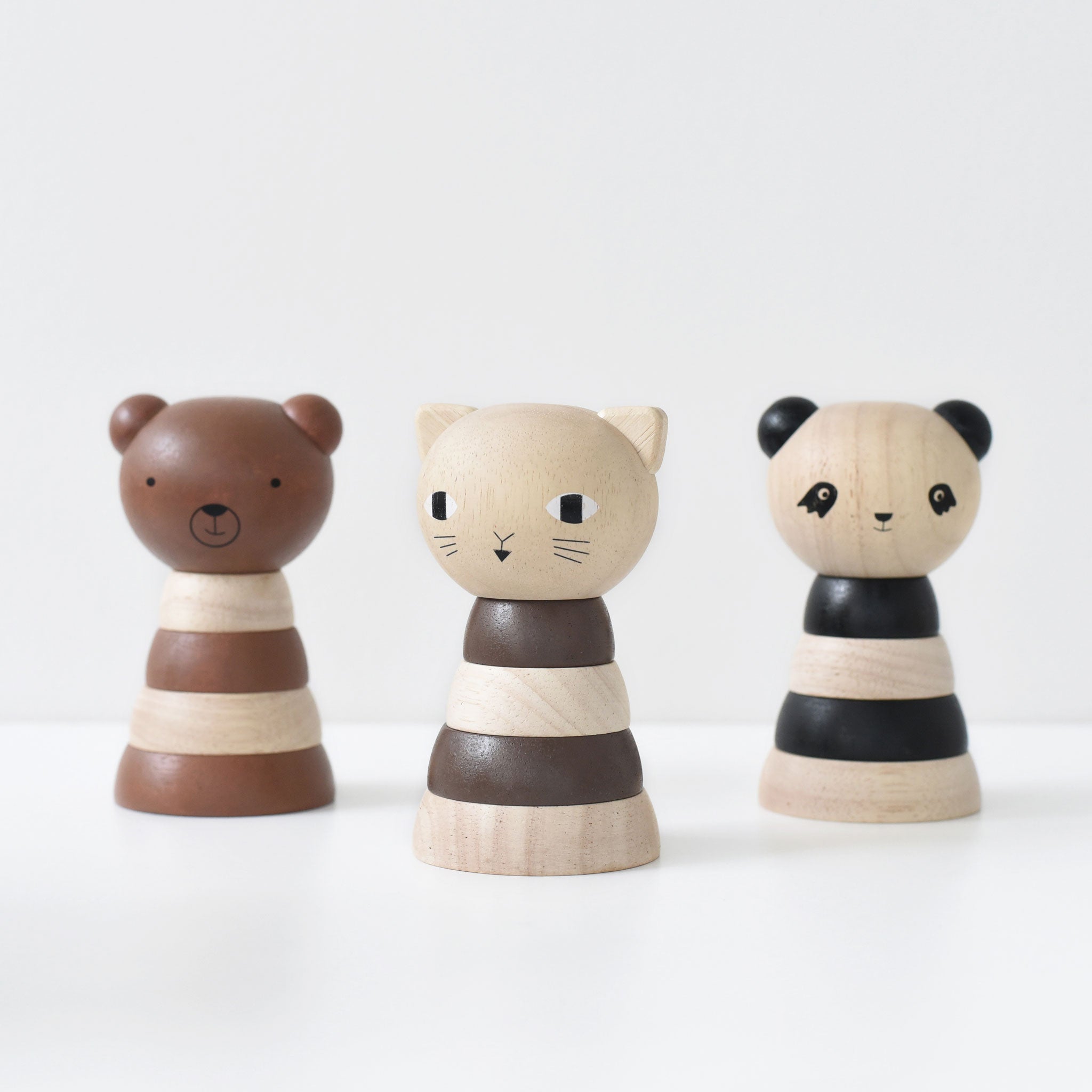 Wood Stacker - Cat | Wee Gallery - additional view