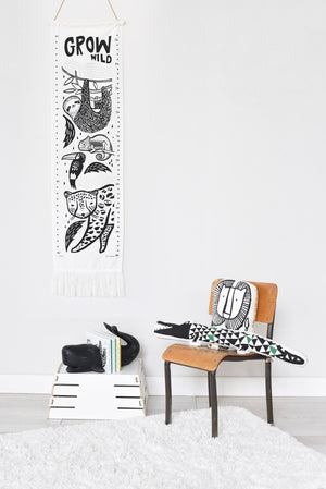 Canvas Growth Chart - Rainforest | Wee Gallery - additional view
