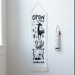 Canvas Growth Chart - Woodland | Wee Gallery - additional view
