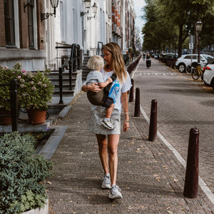 coffee color toddler carrier sling