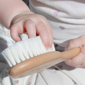 Natural Goat Hair Baby Brush | Natemia - additional view