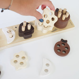 Count and Stack Toy | Wee Gallery - additional view
