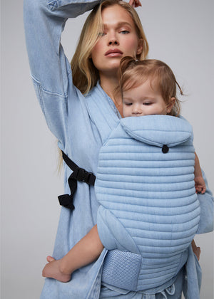 The Armadillo Baby Carrier - Denim | BUMPSUIT - additional view