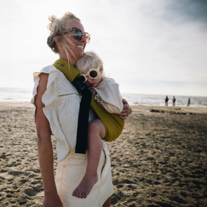 hands free toddler sling desert tone