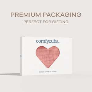 Baby Car Seat Cover in Dusty Rose | Comfy Cubs - additional view