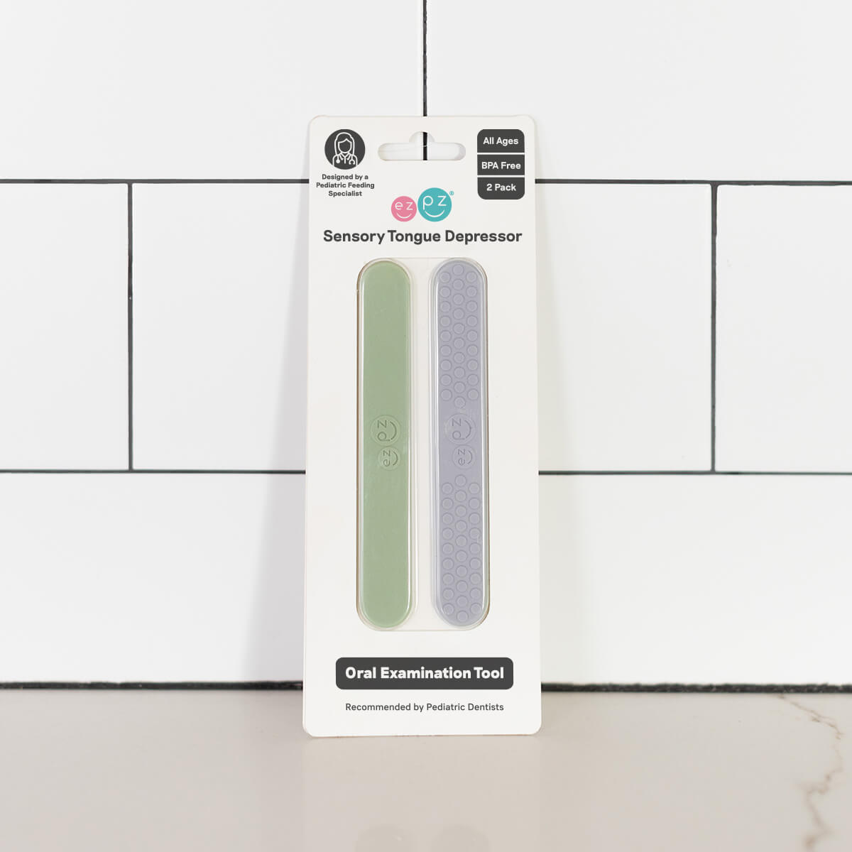 Sensory Tongue Depressor (2-Pack) | ezpz - additional view