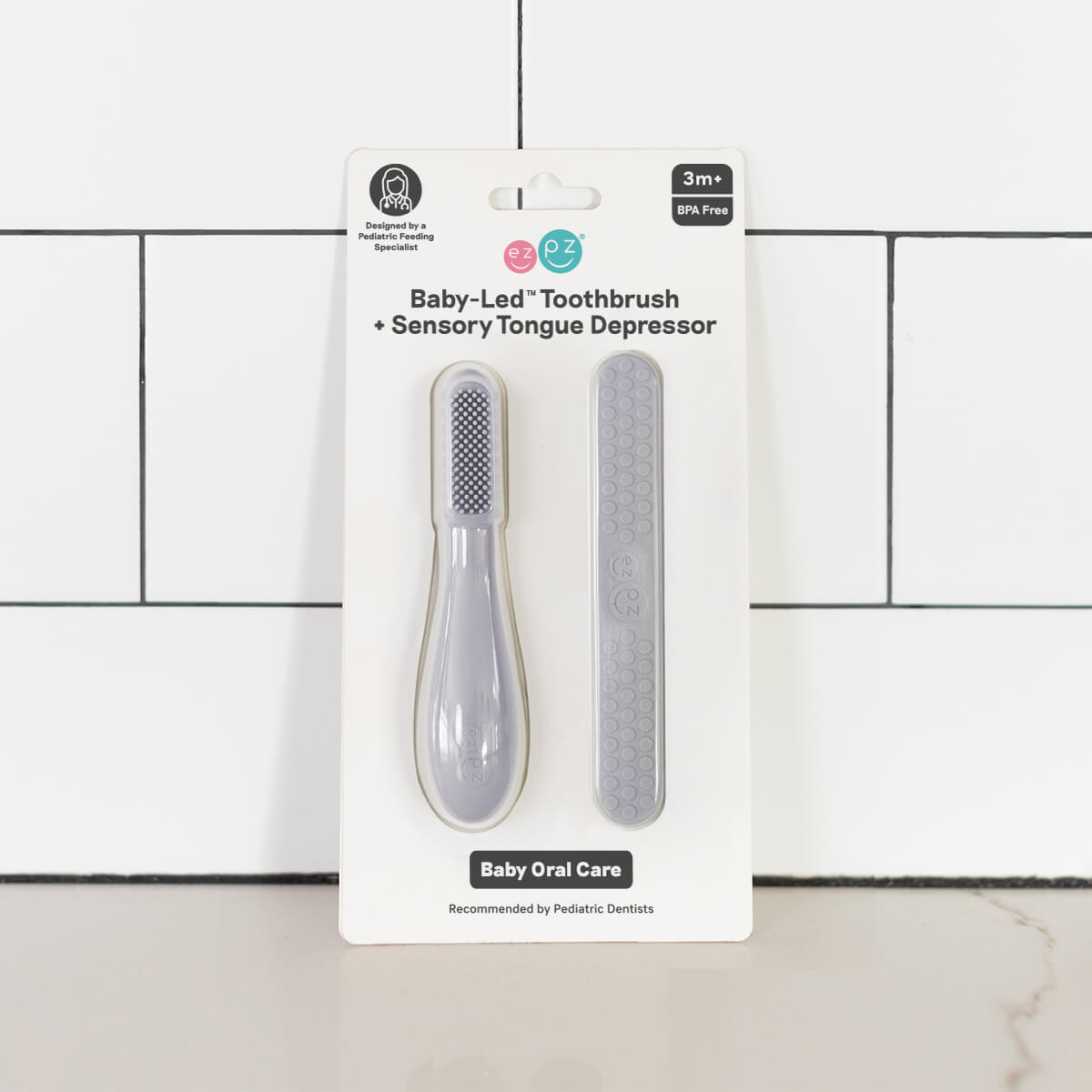 Baby-Led™ Toothbrush + Sensory Tongue Depressor