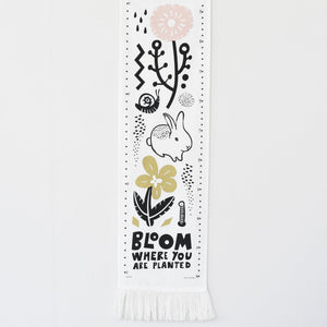 Canvas Growth Chart - Bloom | Wee Gallery