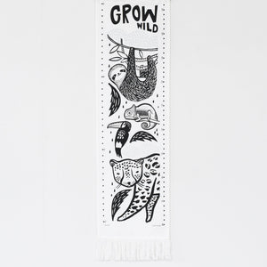 Canvas Growth Chart - Rainforest | Wee Gallery