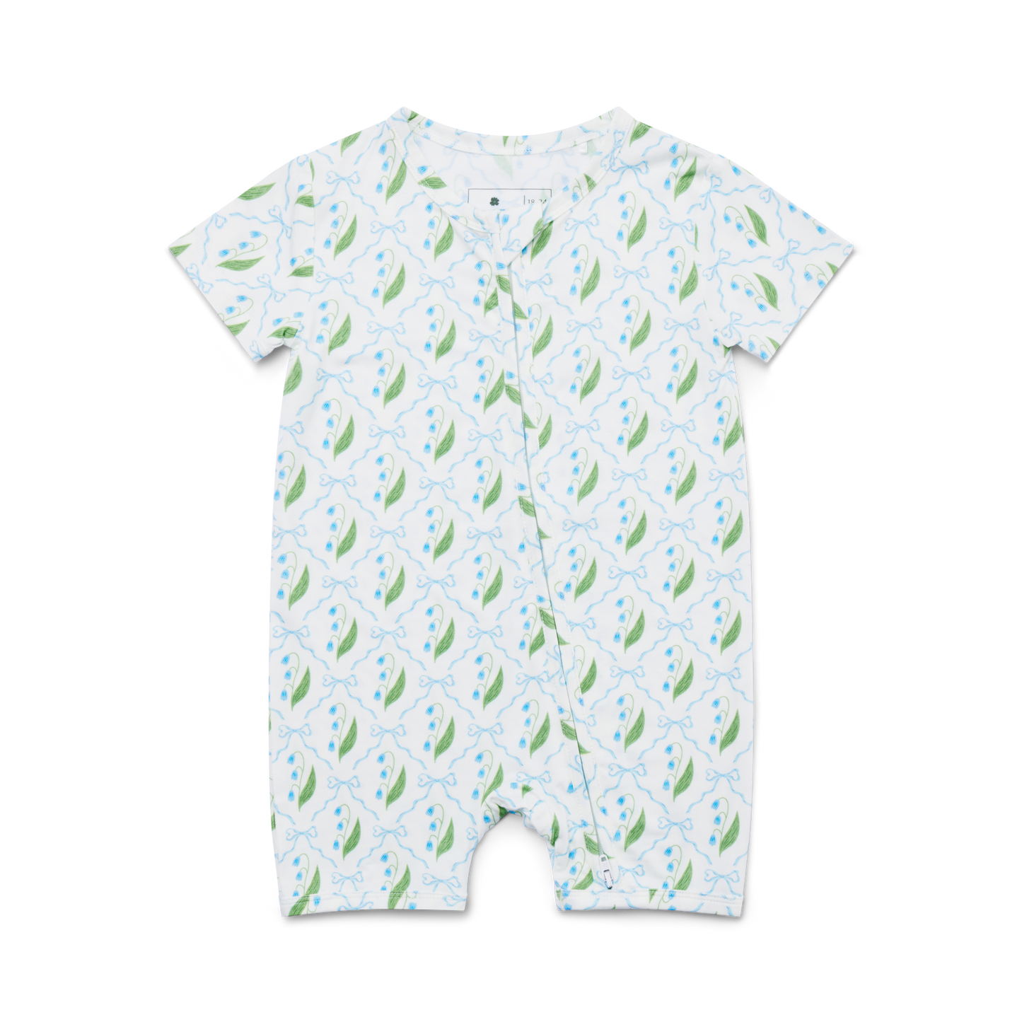 Bluebell Bows Short Sleeve & Shorts Bamboo Sleeper