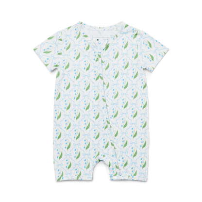 Bluebell Bows Short Sleeve & Shorts Bamboo Sleeper
