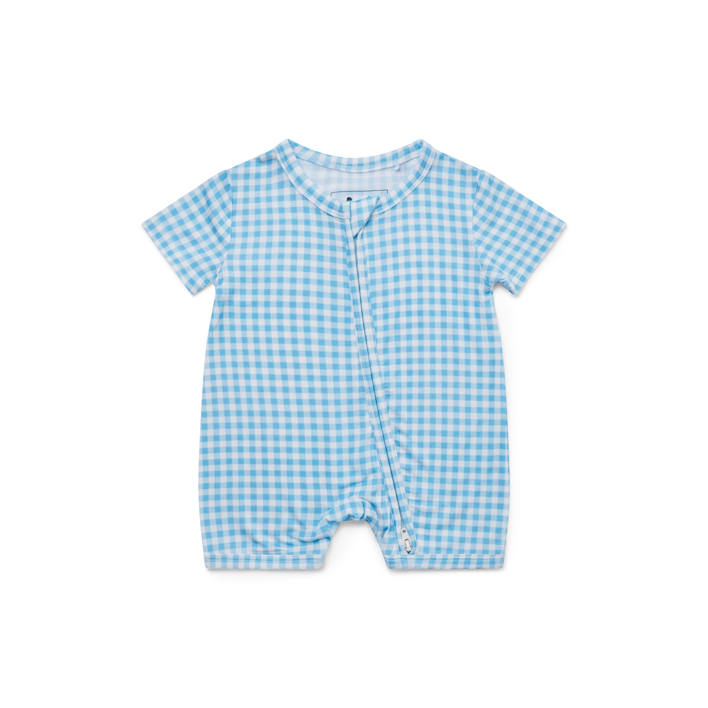 Harbor Gingham Short Sleeve & Shorts Bamboo Sleeper
