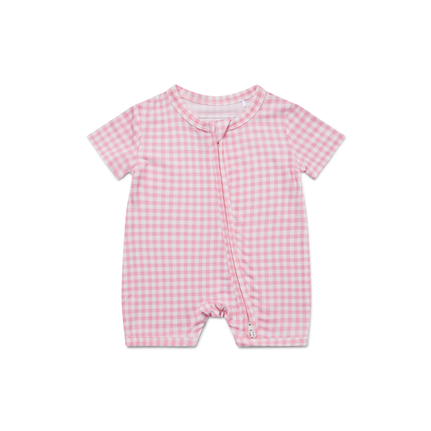 Sugar Gingham Short Sleeve & Shorts Bamboo Sleeper