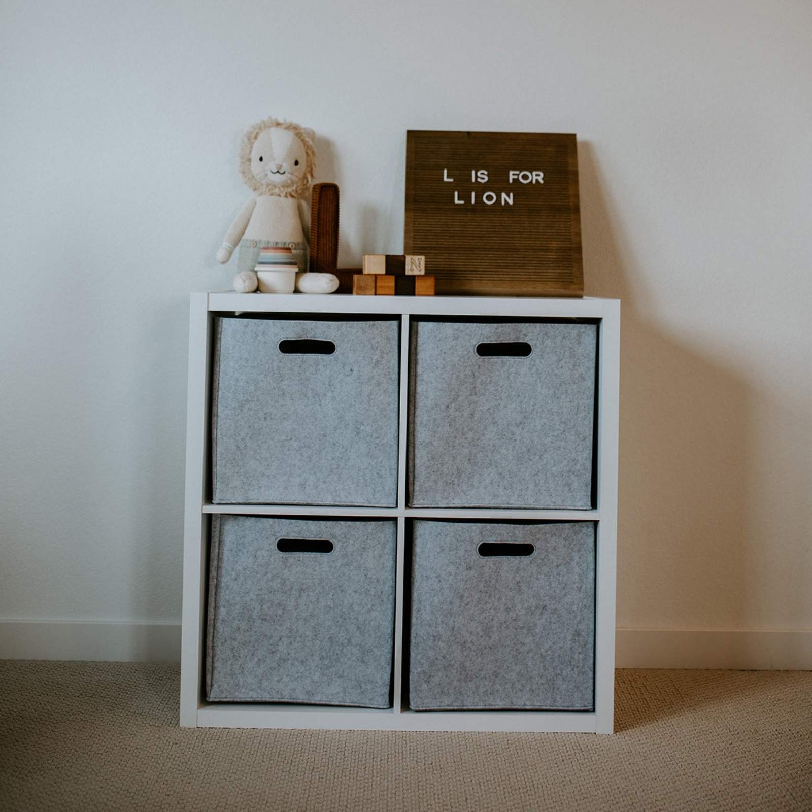 Felt Cube Storage | Parker Baby Co. - additional view