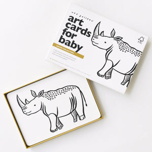 Art Cards for Baby - Safari Collection | Wee Gallery