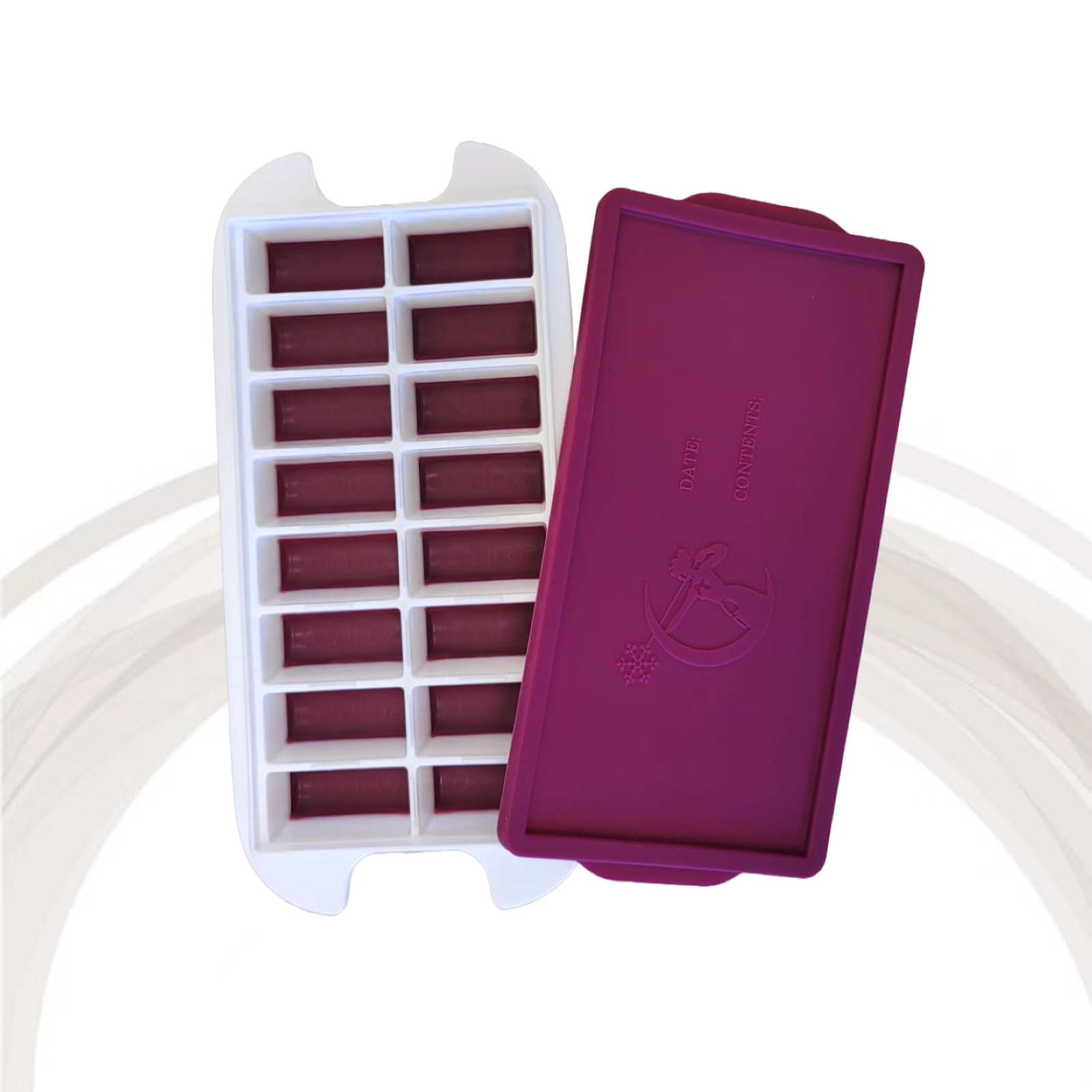 Milkstache Freezer Tray w/ Pen