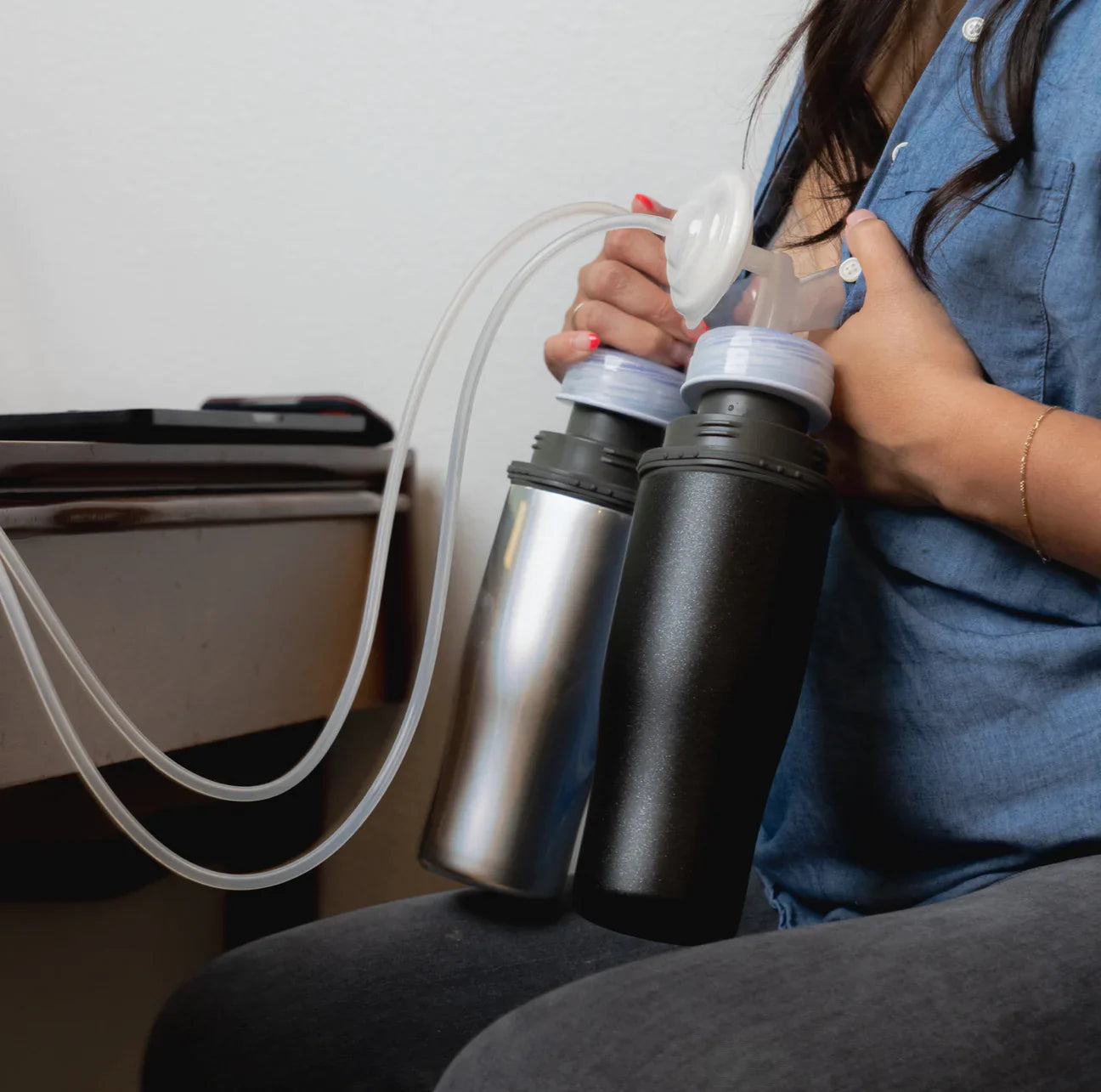 Replacement breast pump bottle and cap – Ceres Chill | Ceres Chill - additional view