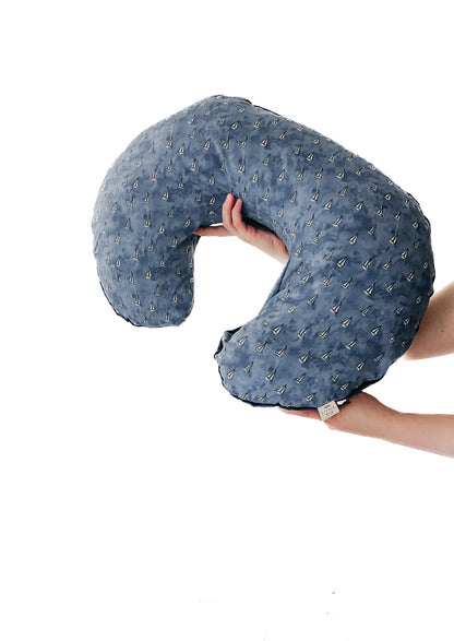 Sailboat Nursing Pillow Cover