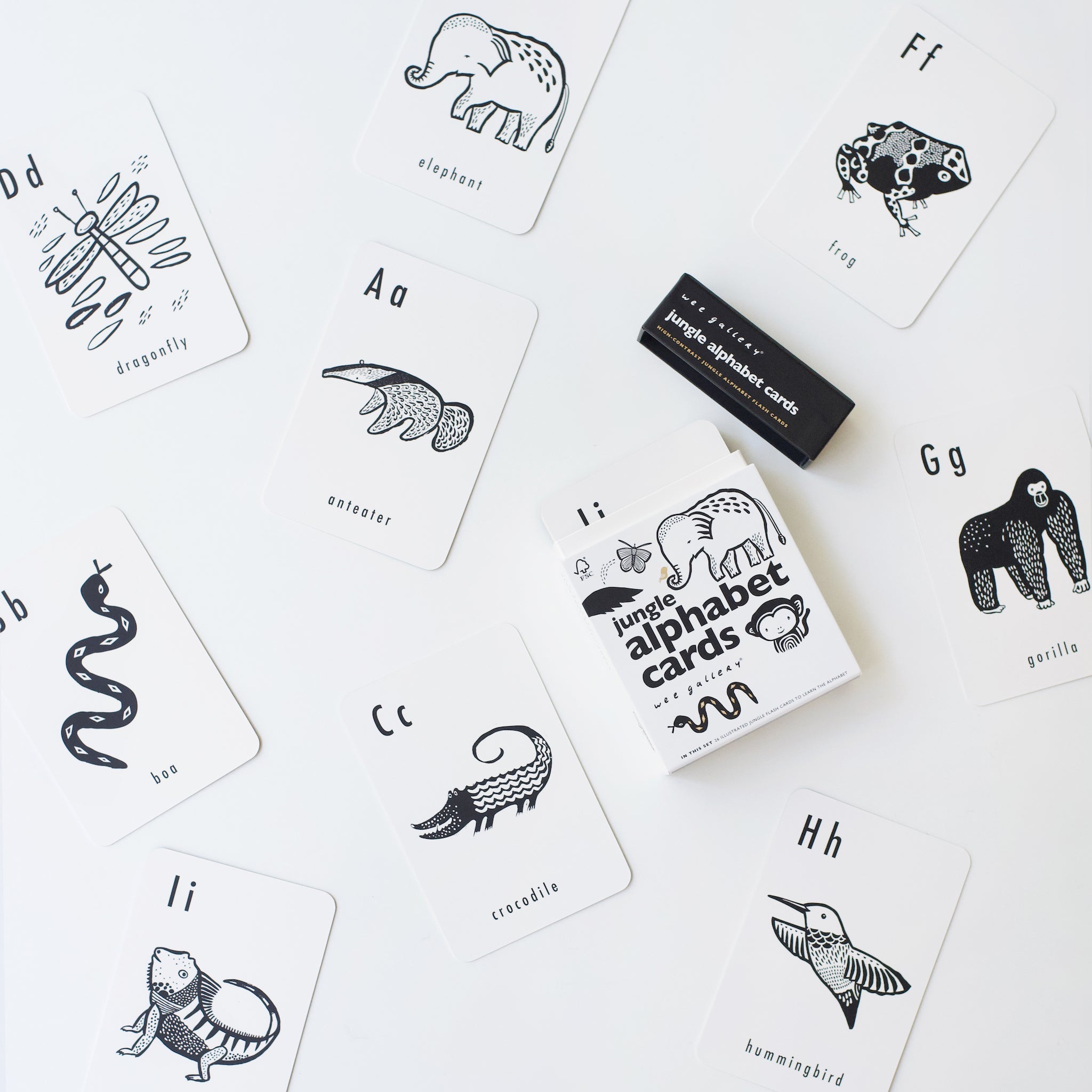 Jungle Alphabet Cards | Wee Gallery - additional view