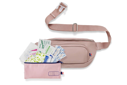 Kibou Travel Diaper Bag Bundle - Blush