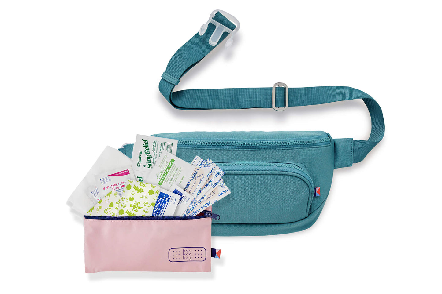 Kibou Travel Diaper Bag Bundle - Jade Canvas