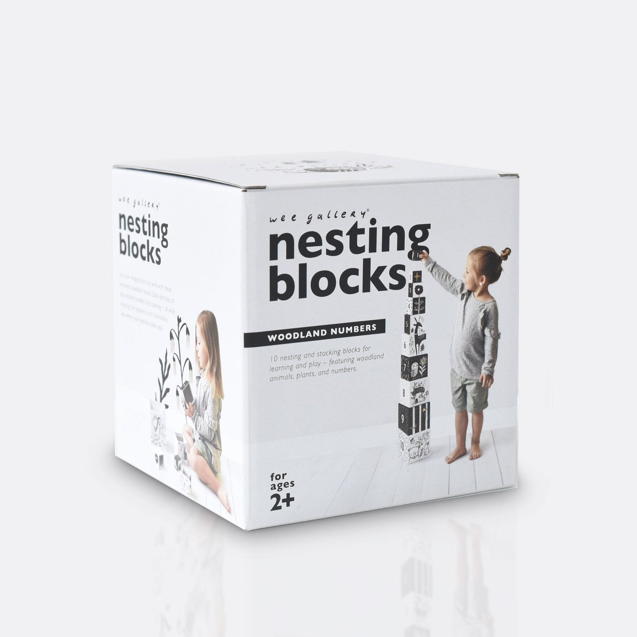 Nesting Blocks - Woodland Numbers | Wee Gallery - additional view