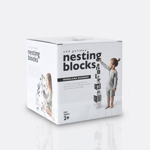 Nesting Blocks - Woodland Numbers | Wee Gallery - additional view