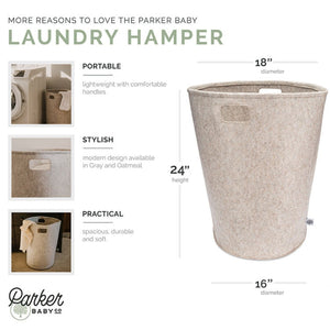 Felt Laundry Hamper | Parker Baby Co. - additional view