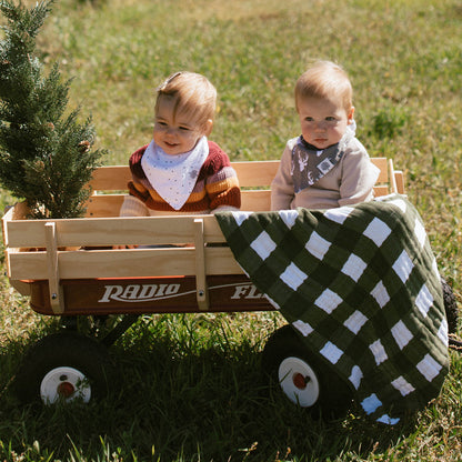 Lumberjack Bandana Bib Set