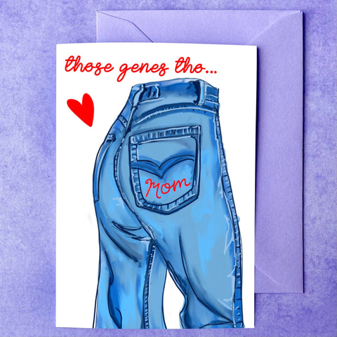 Maker / Scholar Mom genes | Mother’s Day Card