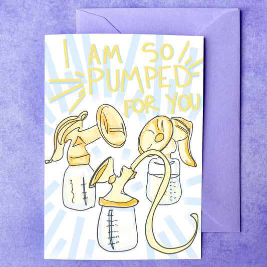 Pumped for you | Baby Shower Card