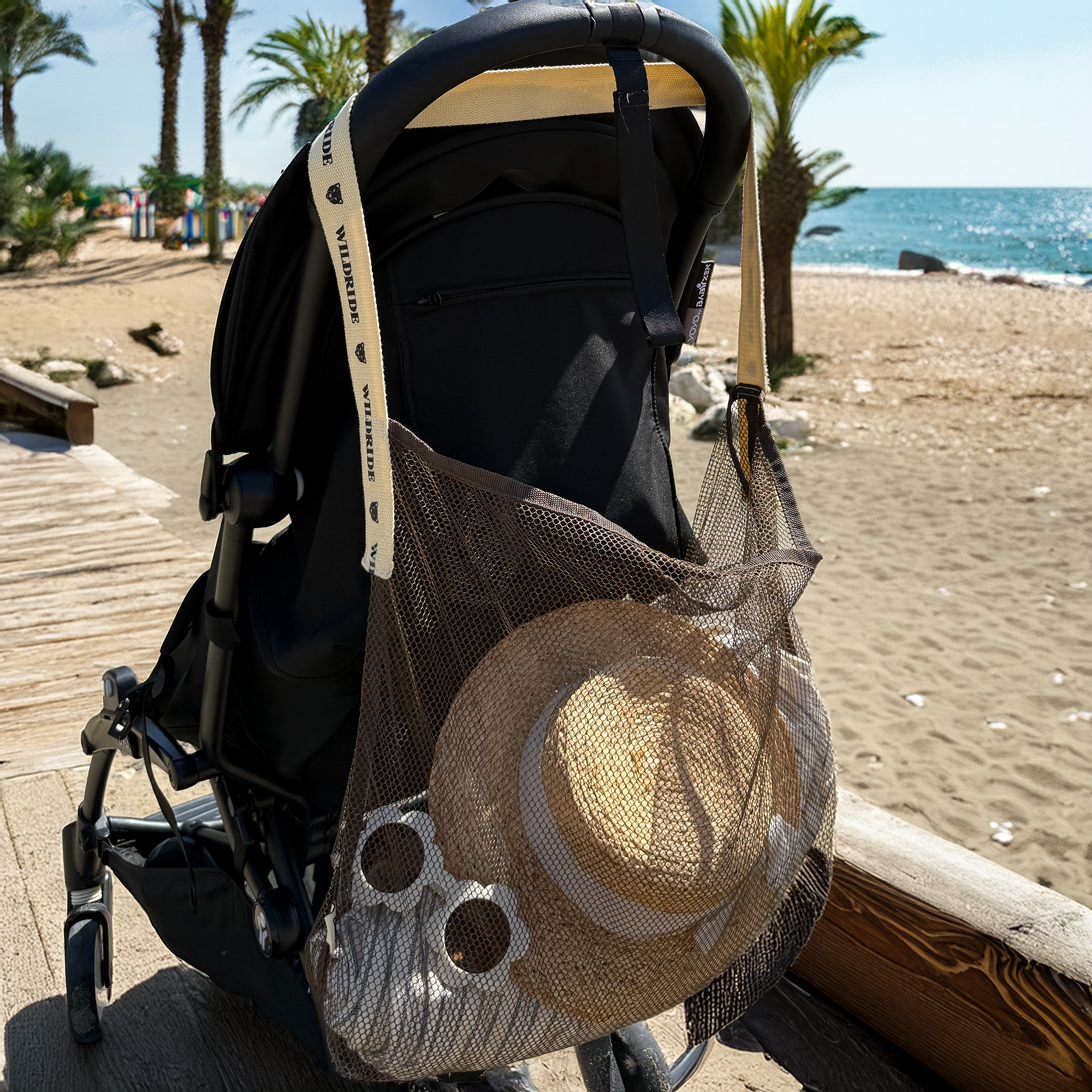 mesh beach bag sand free design