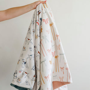 MINKY/LUSH RECEIVING BLANKETS | Saranoni - additional view