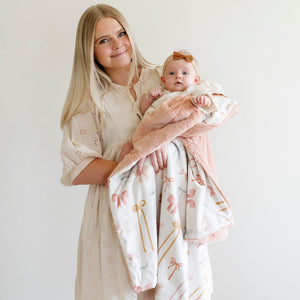 MINKY/LUSH RECEIVING BLANKETS | Saranoni - additional view