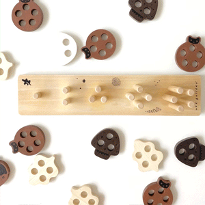 Count and Stack Toy | Wee Gallery - additional view