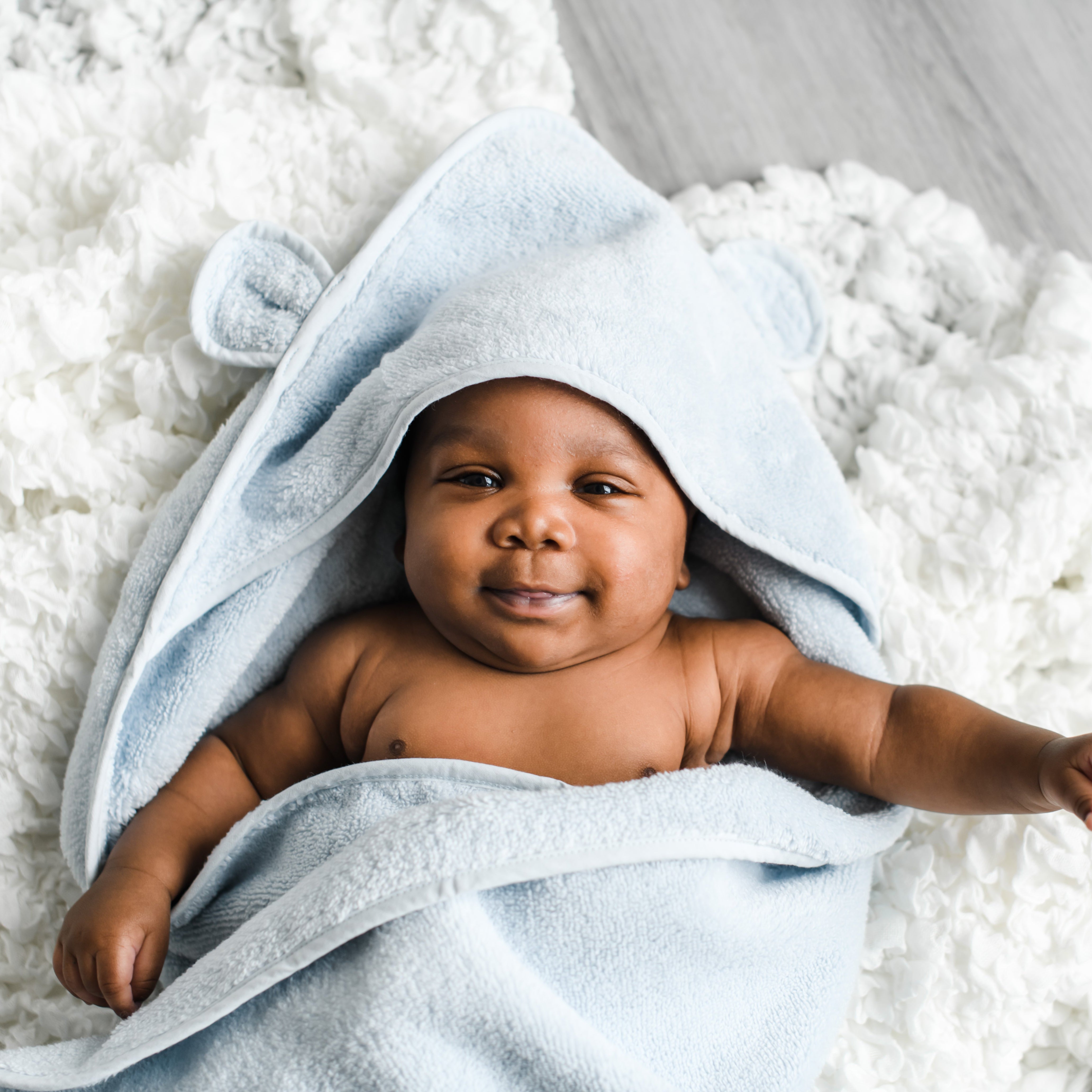 Organic Cotton Hooded Towel | Natemia - additional view