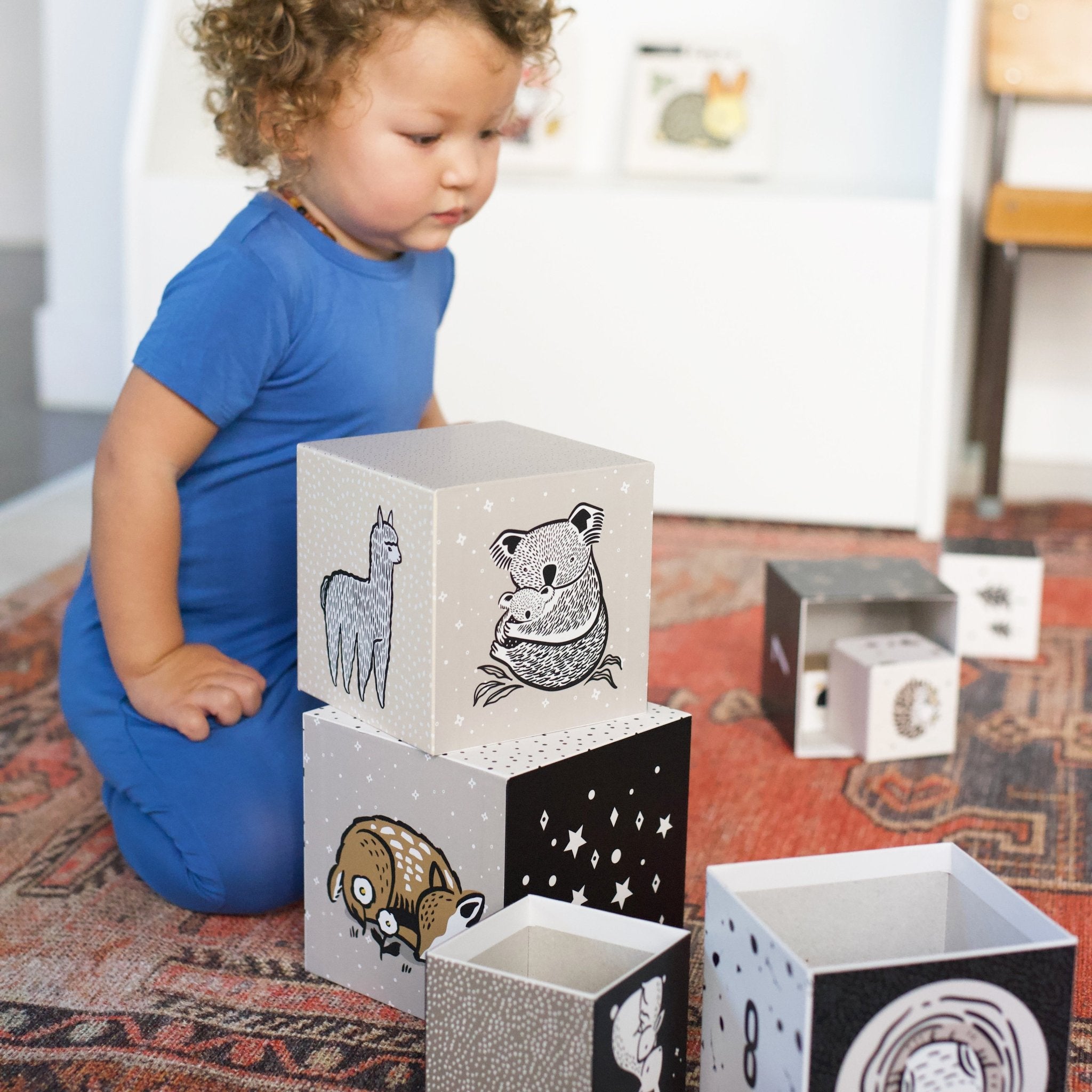Nesting Blocks - Baby Animals | Wee Gallery - additional view
