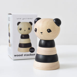 Wood Stacker - Panda | Wee Gallery - additional view