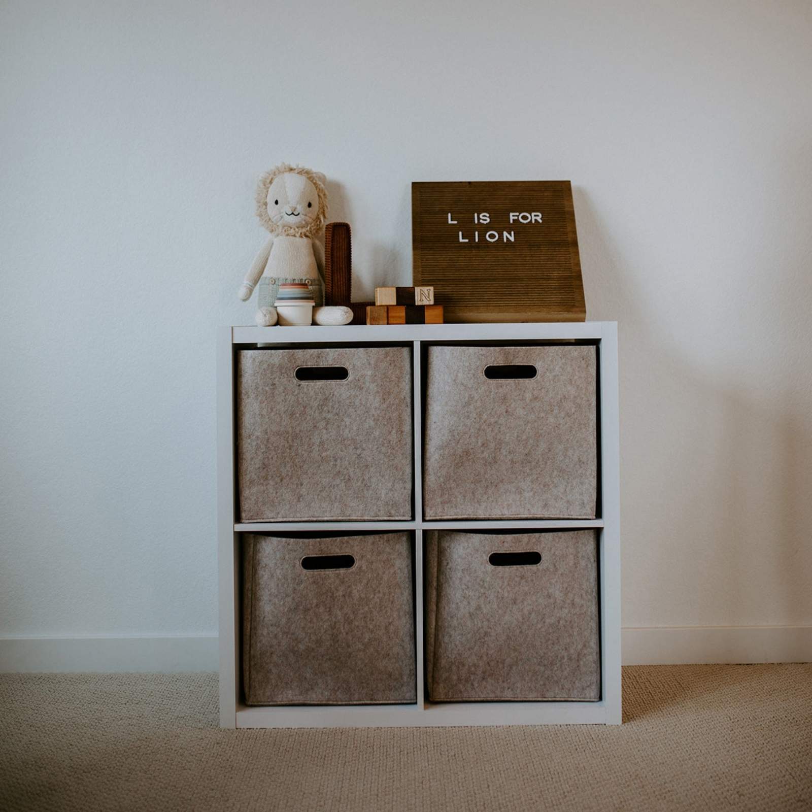 Felt Cube Storage | Parker Baby Co. - additional view