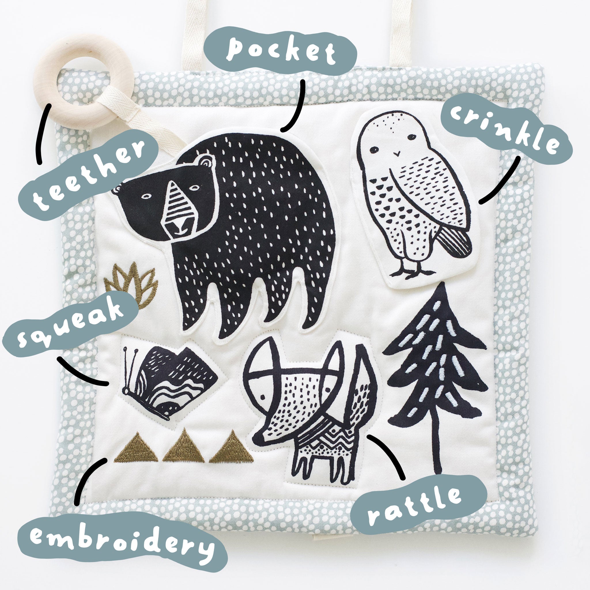 Organic Activity Pad - Woodland | Wee Gallery - additional view