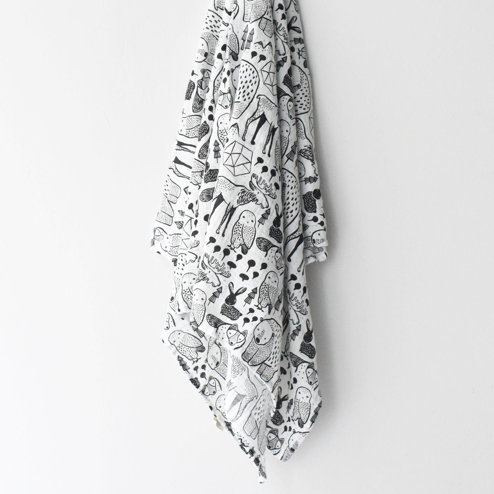 Organic Muslin Swaddle - Nordic | Wee Gallery - additional view