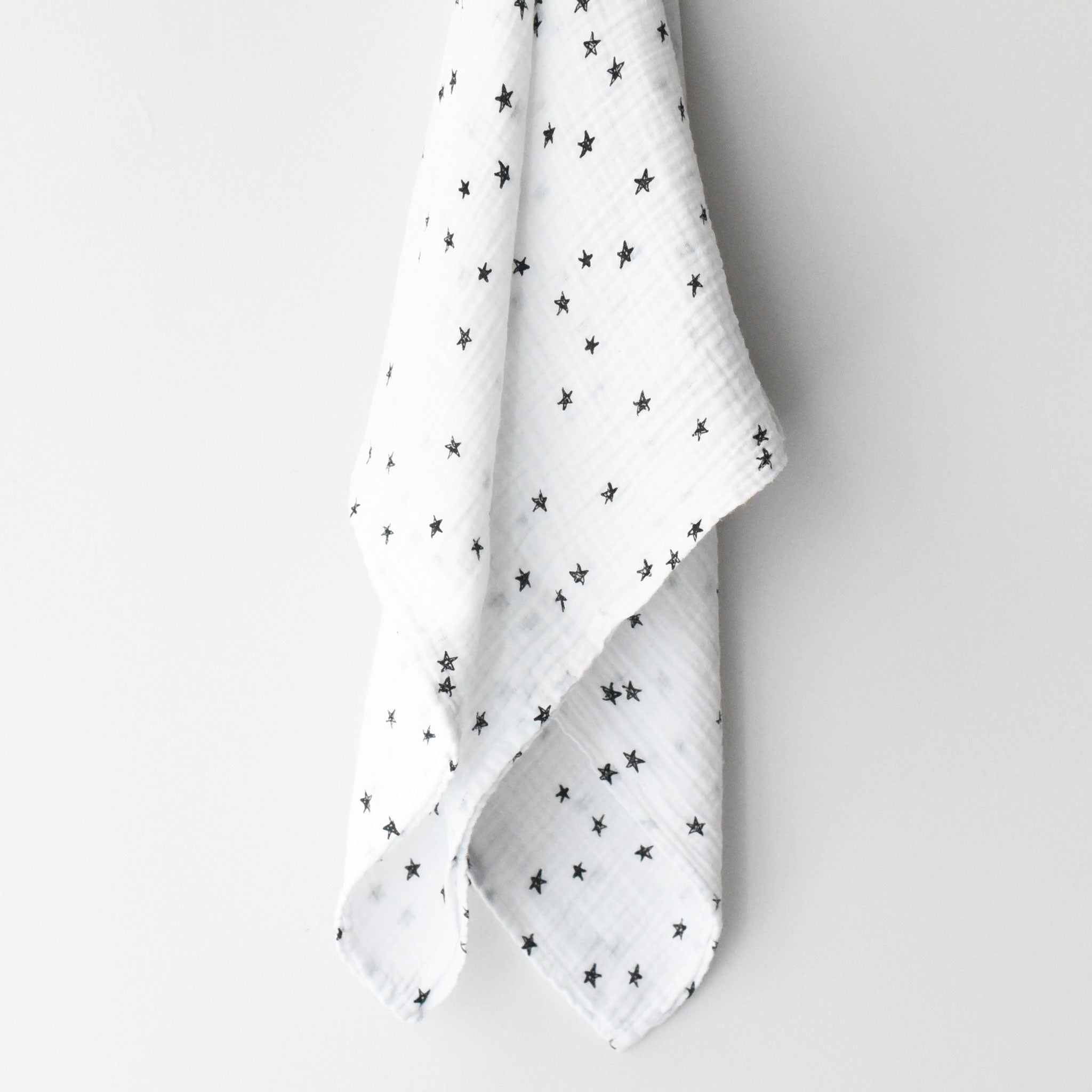 Organic Muslin Swaddle - Stars | Wee Gallery - additional view