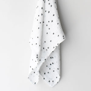 Organic Muslin Swaddle - Stars | Wee Gallery - additional view